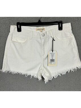 Current Elliott  Women'sThe Riviera Mid Rise Short White, Size 28 New With Tag's